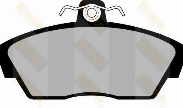 Комплект тормозных колодок, дисковый тормоз