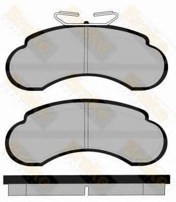 Комплект тормозных колодок, дисковый тормоз