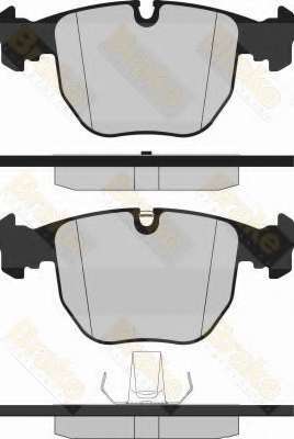 Комплект тормозных колодок, дисковый тормоз