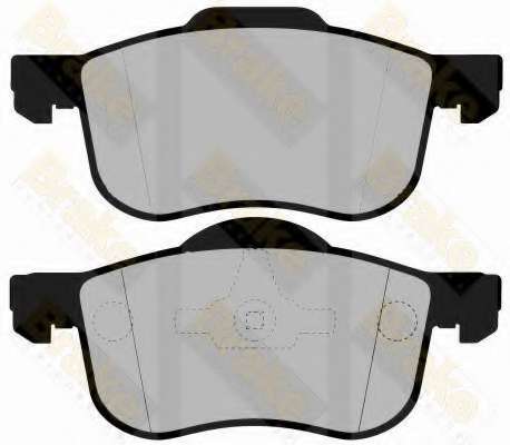 Комплект тормозных колодок, дисковый тормоз