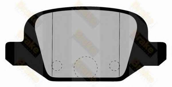 Комплект тормозных колодок, дисковый тормоз