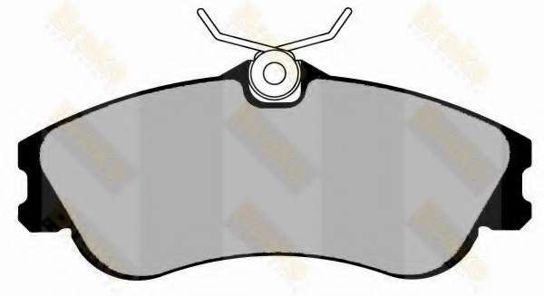 Комплект тормозных колодок, дисковый тормоз