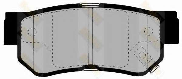 Комплект тормозных колодок, дисковый тормоз
