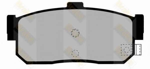 Комплект тормозных колодок, дисковый тормоз