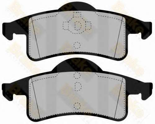 Комплект тормозных колодок, дисковый тормоз