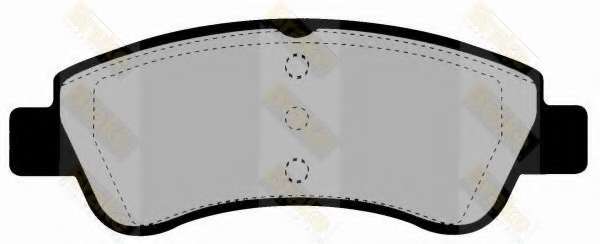 Комплект тормозных колодок, дисковый тормоз