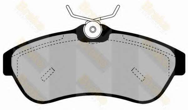 Комплект тормозных колодок, дисковый тормоз