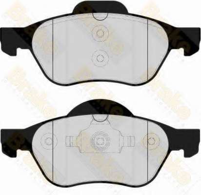 Комплект тормозных колодок, дисковый тормоз