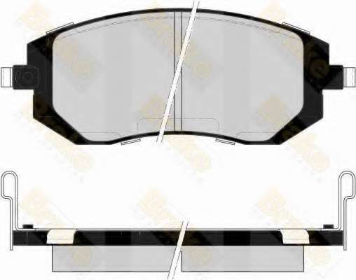 Комплект тормозных колодок, дисковый тормоз