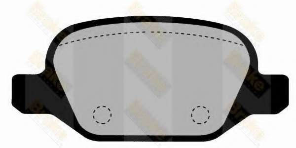 Комплект тормозных колодок, дисковый тормоз