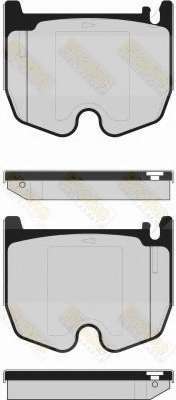 Комплект тормозных колодок, дисковый тормоз