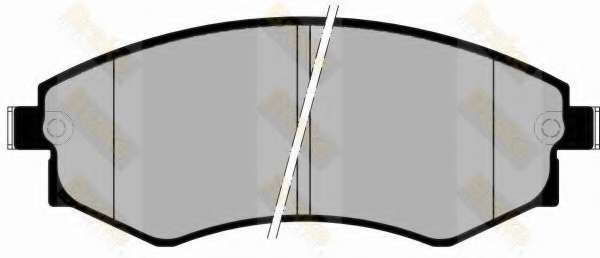 Комплект тормозных колодок, дисковый тормоз