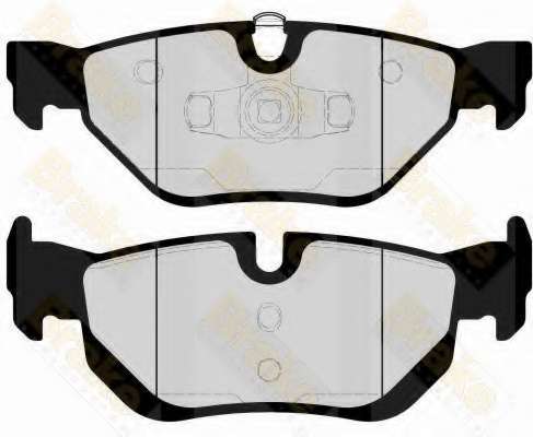 Комплект тормозных колодок, дисковый тормоз