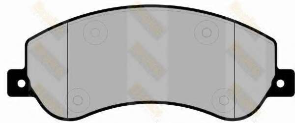 Комплект тормозных колодок, дисковый тормоз