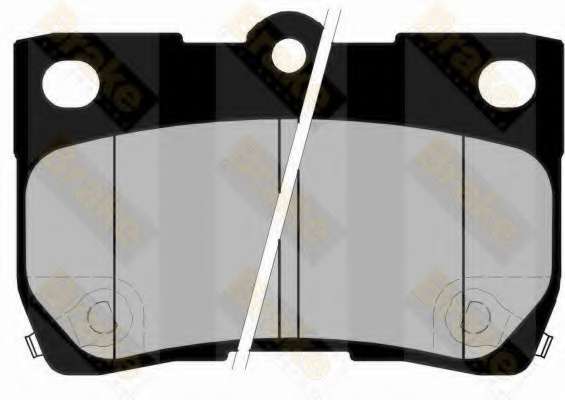 Комплект тормозных колодок, дисковый тормоз