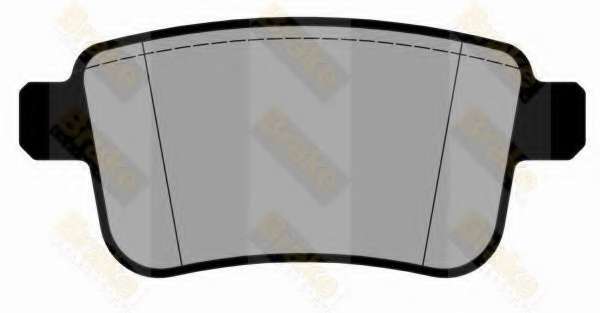 Комплект тормозных колодок, дисковый тормоз