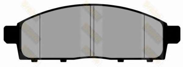 Комплект тормозных колодок, дисковый тормоз