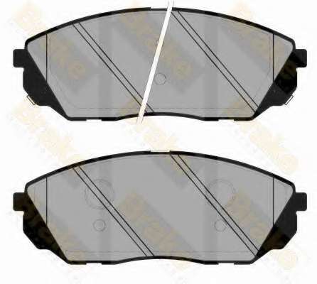 Комплект тормозных колодок, дисковый тормоз