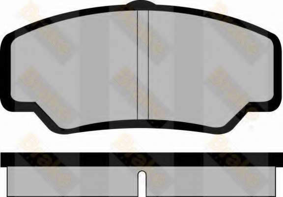 Комплект тормозных колодок, дисковый тормоз