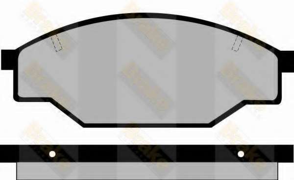 Комплект тормозных колодок, дисковый тормоз