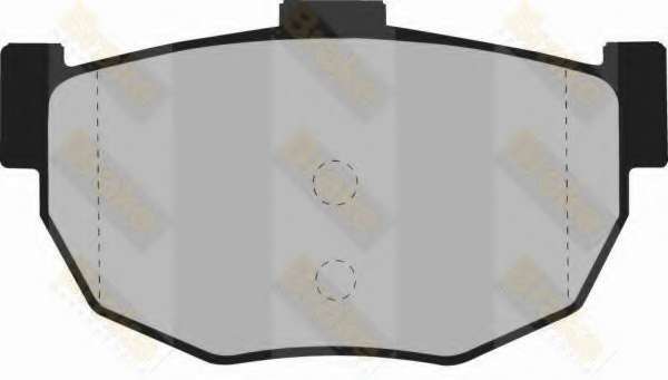 Комплект тормозных колодок, дисковый тормоз