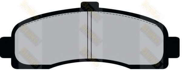 Комплект тормозных колодок, дисковый тормоз