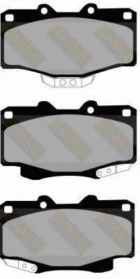 Комплект тормозных колодок, дисковый тормоз