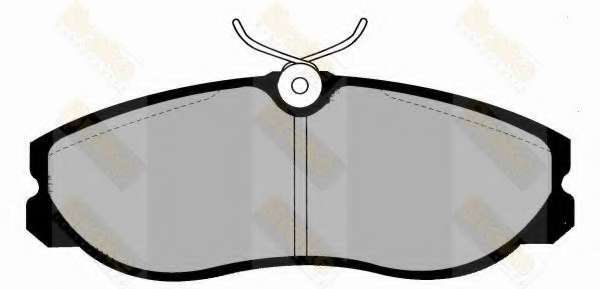 Комплект тормозных колодок, дисковый тормоз