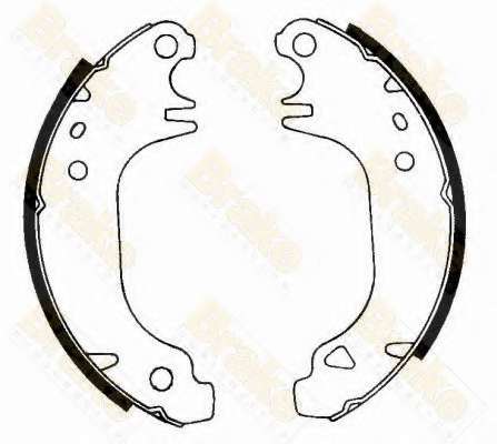 Комплект тормозных колодок