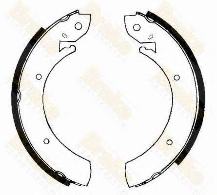 Комплект тормозных колодок