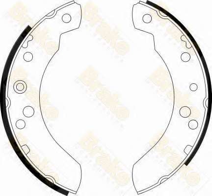 Комплект тормозных колодок