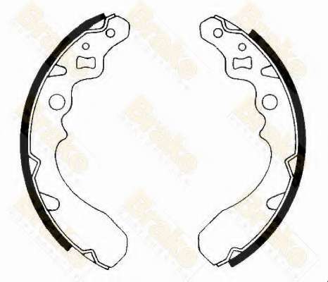 Комплект тормозных колодок