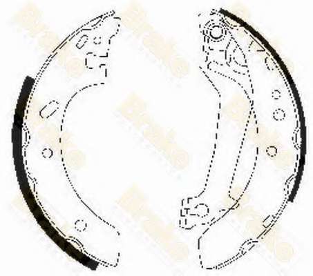 Комплект тормозных колодок