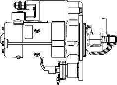 CUMMINS, C4934622, Стартер