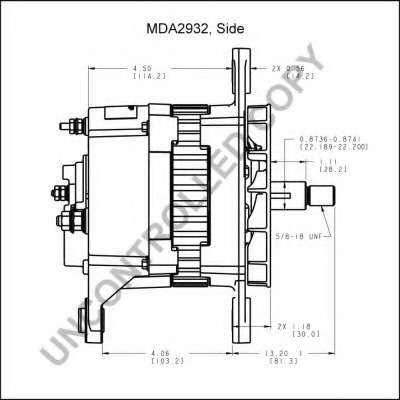 MACK, 2MJ4139M, Генератор