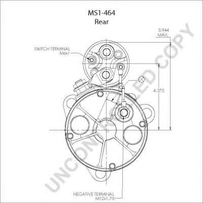 CUMMINS, 5257544, Стартер