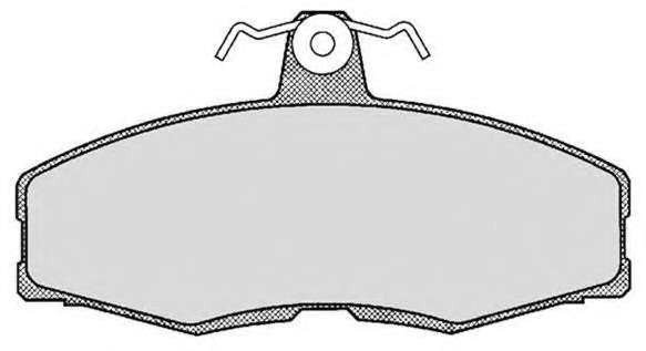 Комплект тормозных колодок, дисковый тормоз
