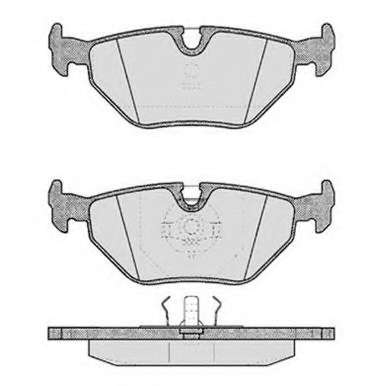 Комплект тормозных колодок, дисковый тормоз
