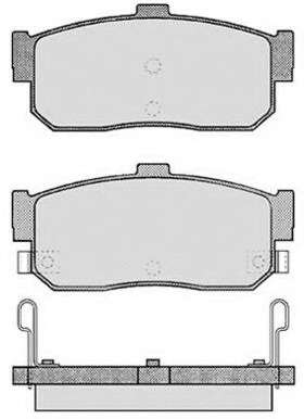 Комплект тормозных колодок, дисковый тормоз