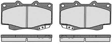 Комплект тормозных колодок, дисковый тормоз