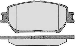 Комплект тормозных колодок, дисковый тормоз
