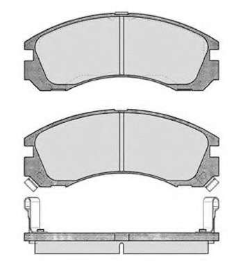 Комплект тормозных колодок, дисковый тормоз