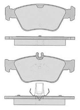 Комплект тормозных колодок, дисковый тормоз