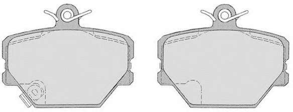 Комплект тормозных колодок, дисковый тормоз