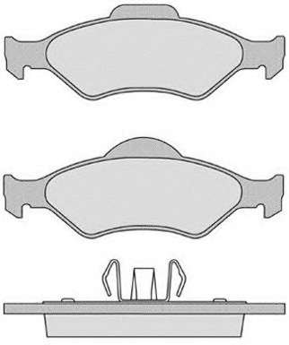 Комплект тормозных колодок, дисковый тормоз