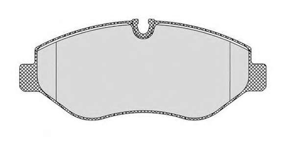 Комплект тормозных колодок, дисковый тормоз