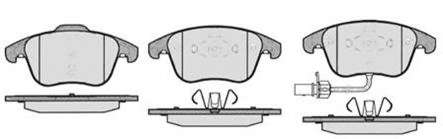 Комплект тормозных колодок, дисковый тормоз