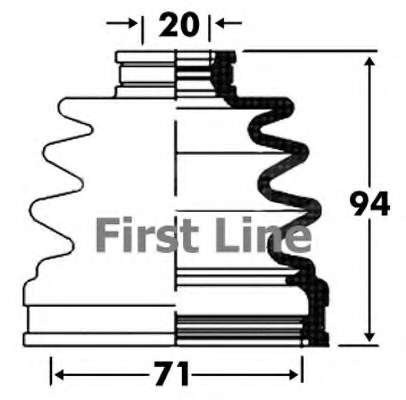 Пыльник, приводной вал