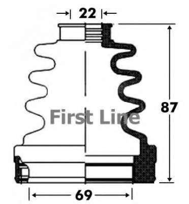 Пыльник, приводной вал