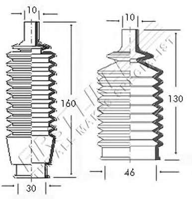 Пыльник, рулевое управление